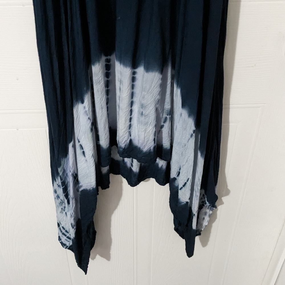 En Creme dress size S 100% Viscose colo blue and white tie dye - Picture 4 of 6